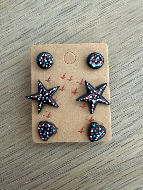 Set of 3 earrings